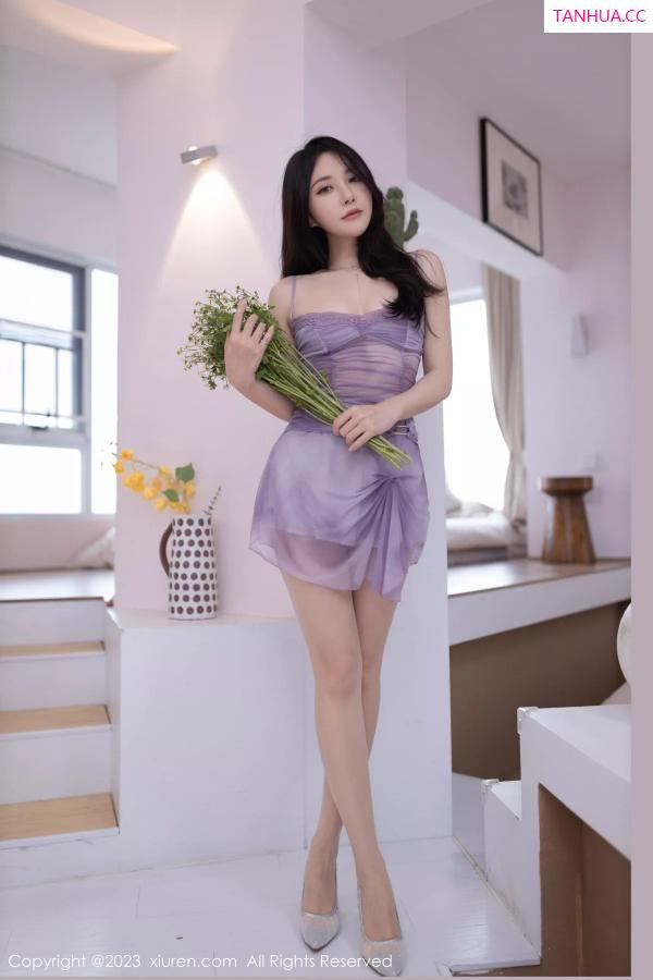鱼子酱fish  [XiuRen]高清写真图 2023.12.08 No.7786 鱼子酱Fish 美腿妩媚第5张图片